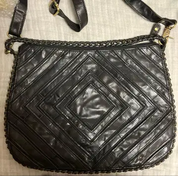 [ 중고 ] 가죽 숄더 백 2 블랙