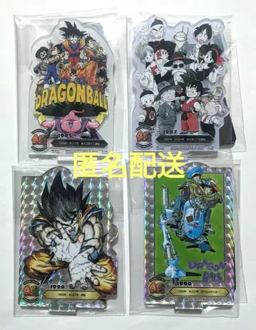 1번 복권 DRAGON BALL 40th F상 아크릴 스탠드 4개 세트