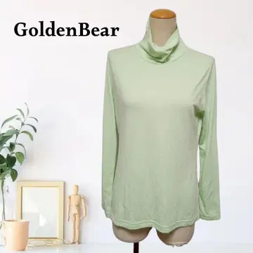 zC43 [ M ] GoldenBear 터틀넥 티셔츠 모크넥