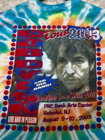 Tom Petty Bryan Adams 2003 투어 티셔츠