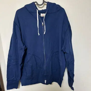 투문 Two Moon 라이트웨이트 풀 집업 후드티 네이비