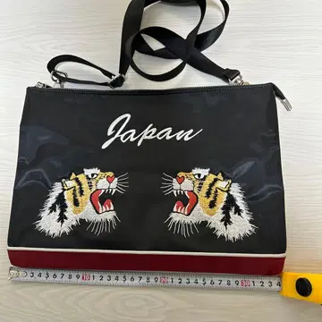 스카잔 자수 숄더백