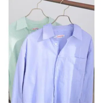 스픽 앤 스팬 옥스 루즈 셔츠 2022AW 색스 블루