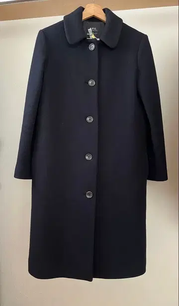 아페쎄 스텐카라 코트 울 네이비 36