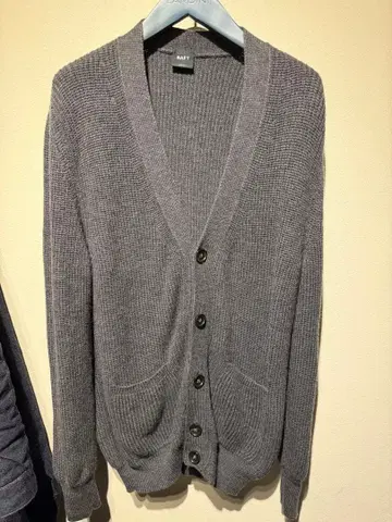 BAFY 그레이 V넥 가디건