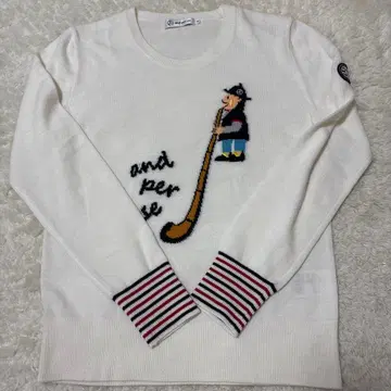 and per se 화이트 스웨터 M