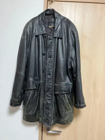 가죽 코트 빈티지