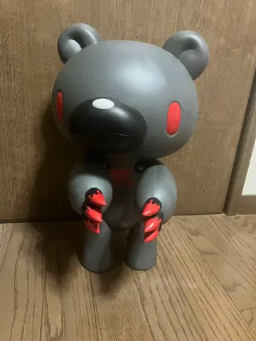 그루미 그레이 곰형 피규어