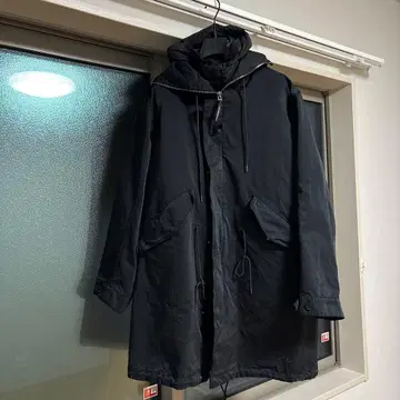 CP Company MICRO KEI 롱 자켓 블랙