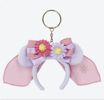 택 포함 새상품 라푼젤 머리띠 키체인 판타지 스프링스