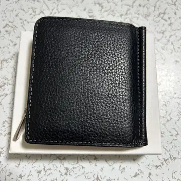 IS/IT 소가죽 머니클립 접이식 지갑