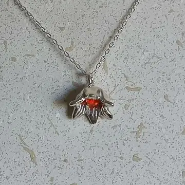 꽃 실버 925 목걸이