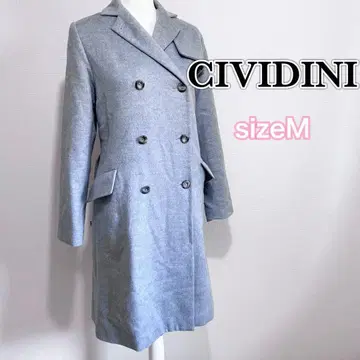 사이즈 M 치비디니 CIVIDINI 캐시미어 100% 롱 코트