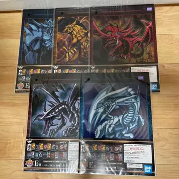 제일복권 유희왕 E상 클리어 파일 세트 5종 세트