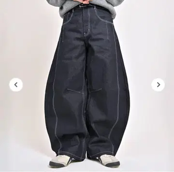 지저인 online 벌룬 데님 팬츠