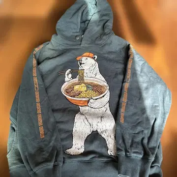 GO SLOW CARAVAN 라멘 곰 후드티 사이즈 3