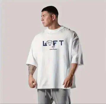 Lyft 오버 사이즈 T셔츠 화이트