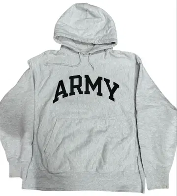 챔피온 리버스 위브 ARMY 후드티