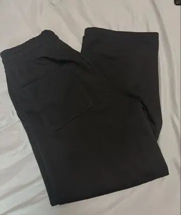 유니클로C 맨투맨 와이드 팬츠 블랙S