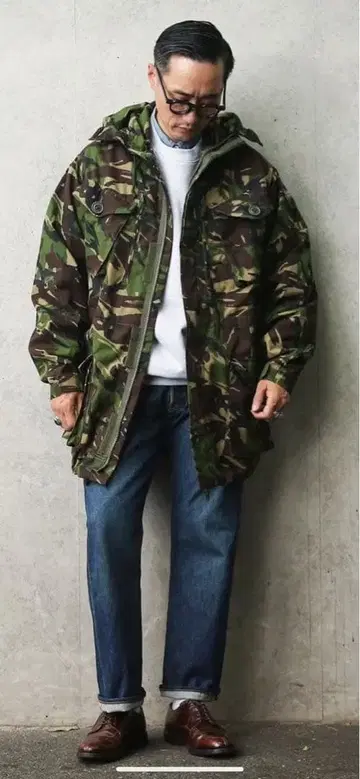 미사용 새상품 독일군 WINDPROOF 컴뱃 스모크 DPM 카모 자켓