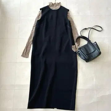 현행 택 미사용급 애로우즈 COMFY 코쿤 슬리브리스 원피스 38