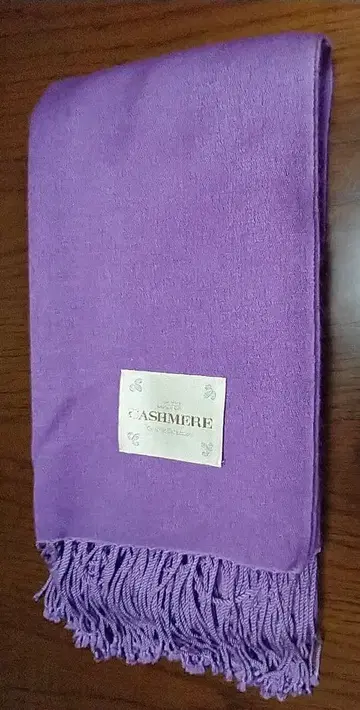 LUCIFER 스톨 퍼플 캐시미어