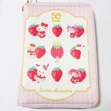 딸기신문 50주년 기념 멀티 케이스 산리오 키티 마이멜로디 시나몬