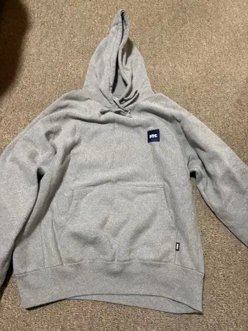 FTC 후드 부착 그레이 맨투맨