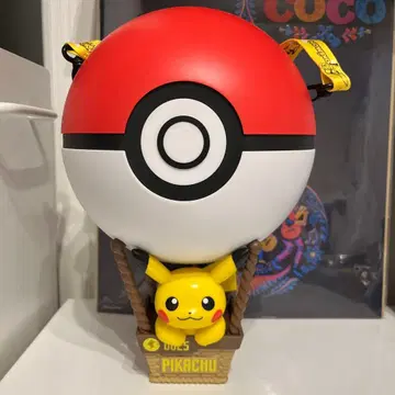 한국 한정판 포켓몬 볼형 피카츄 열기구 팝콘