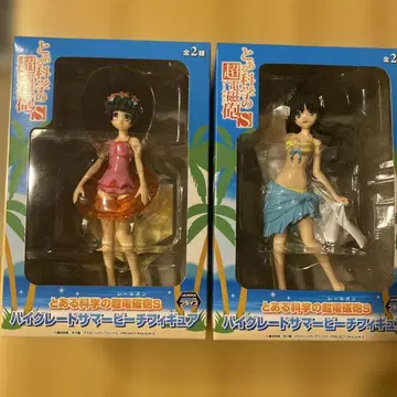 어떤 과학의 초전자포S 하이 그레이드 썸머 비치 피규어 전 2체 세트