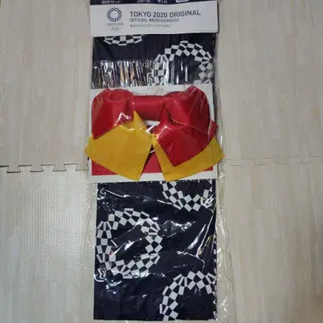 [ 미사용 새상품 ] 도쿄 2020 유카타 오비 세트 레어