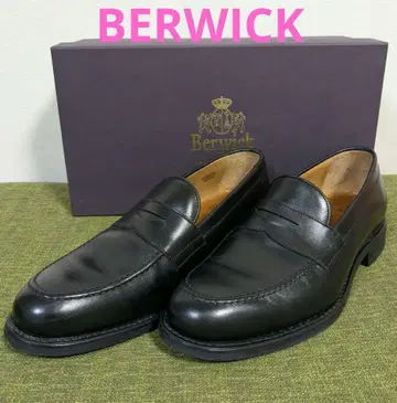 [ 새상품급 ] BERWICK 4545BCDA BK 코인 로퍼 UK6.5