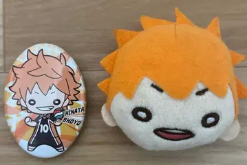 하이큐 히나타 쇼요 니토탄 타원 캔뱃지 배지 봉제 인형