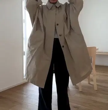 ZARA 돌먼 슬리브 스텐카라 코트 트렌치코트