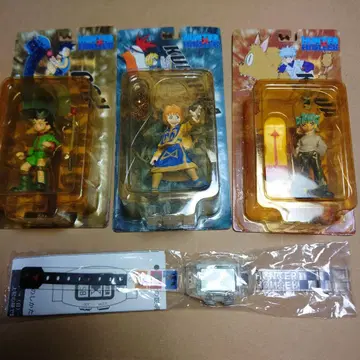 HUNTER x HUNTER 피규어 3체 및 손목시계 세트