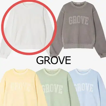 한국 그로브 GROVE GRVR BASIC 맨투맨 트레이닝복