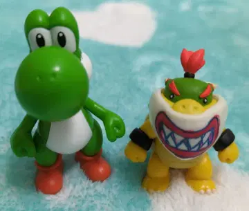 요시와 쿠파 Jr 피규어 세트