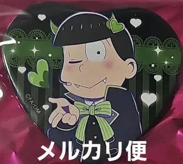 쵸로마츠 악마 아이돌 하트 캔뱃지 마루이 콜라보