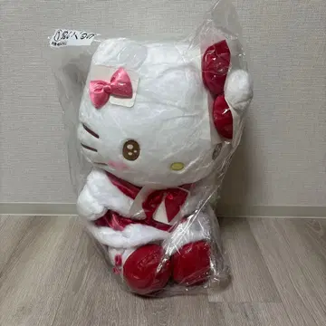 헬로키티 봉제 인형 리본 포함