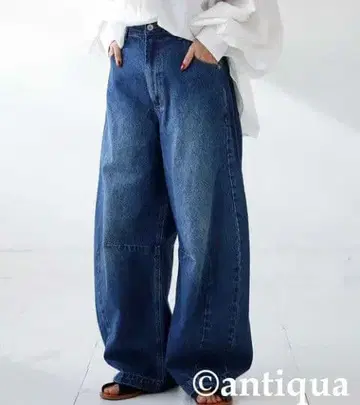 [ 새상품급 ] antiqua 벌룬 데님 [ 완판템 ]