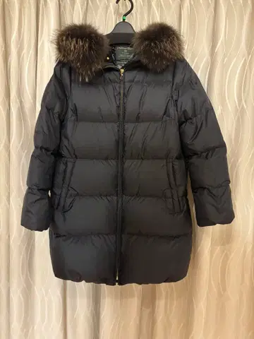 나노 유니버스 후드 부착 다운 자켓 BLACK