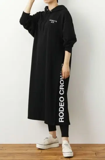 RODEO CROWNS 레깅스 포함 후드티 원피스