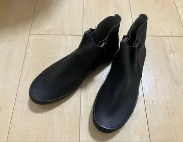 enchanted 숏부츠 MELLOW 사이드 지퍼 블랙