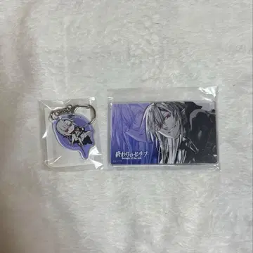 종말의 세라프 복권 타임 심야 미니 아크릴 블록 캔뱃지 세트