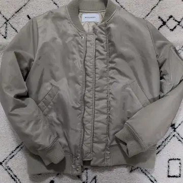 MOUSSY 베이지 MA-1 자켓