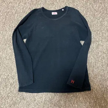 할리우드 런치마켓 스트레치 플라이스 긴팔 사이즈 4 블랙