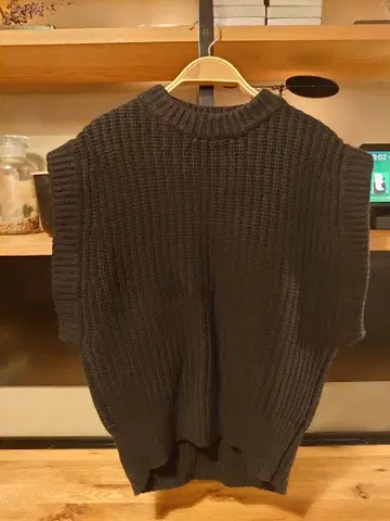 HYKE 하이크 21aw 리브 베스트 니트 베스트 RIBBED VEST