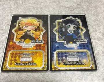 귀멸의 칼날 피타!데포메 무한성편 트레이딩 아크릴 스탠드 젠이츠 카이가쿠