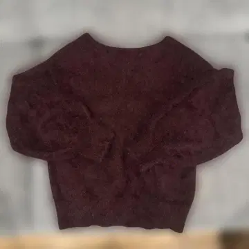 이에나 IENA 다크 버건디 모헤어 니트