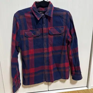 patagonia 체크 무늬 긴팔 셔츠